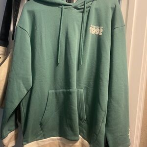 Dutch Bros Green Hoodie with White Accents